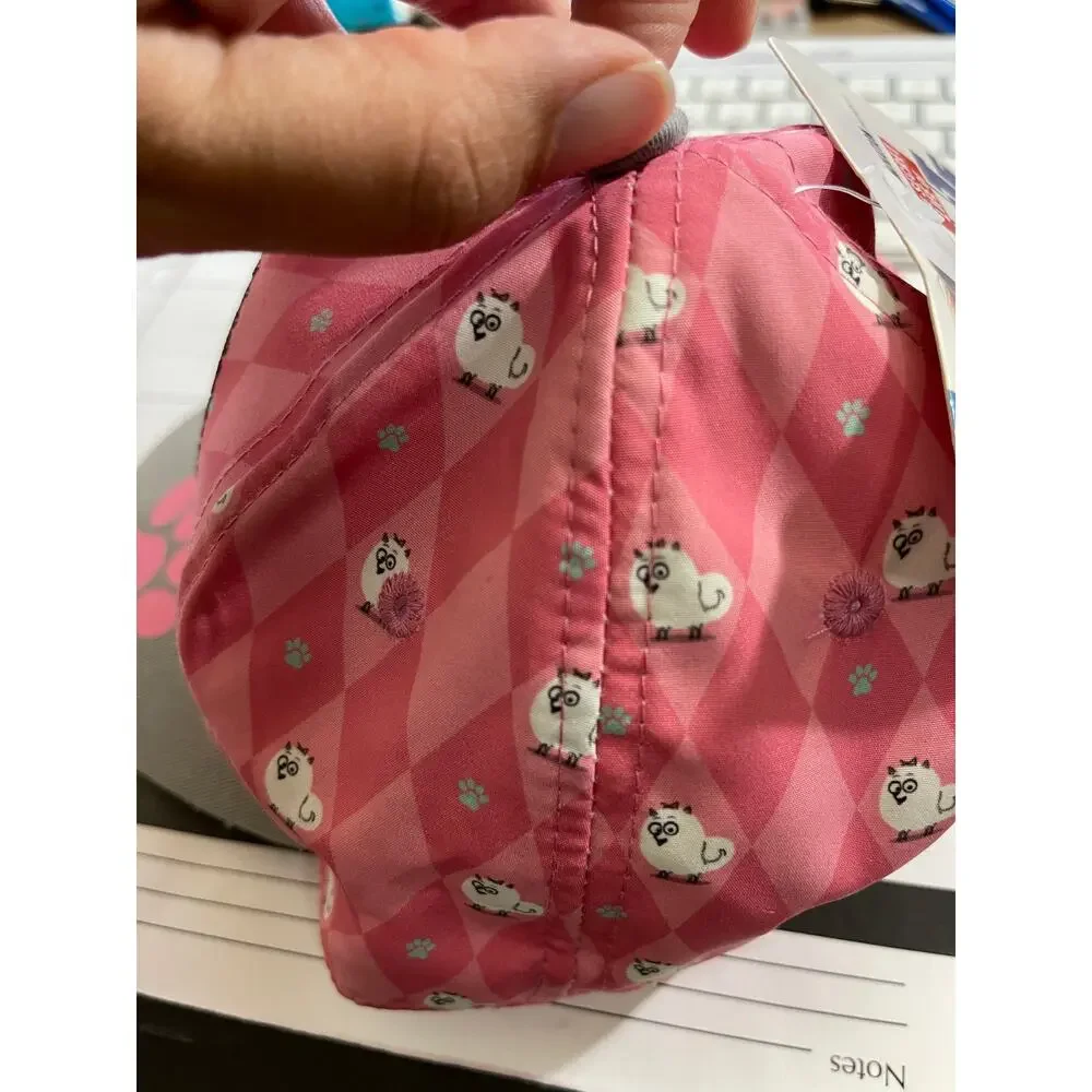 Secret Life Of Pets Girls Baseball Cap Snapback Hat Adjustable Pink Gray Kid NEW